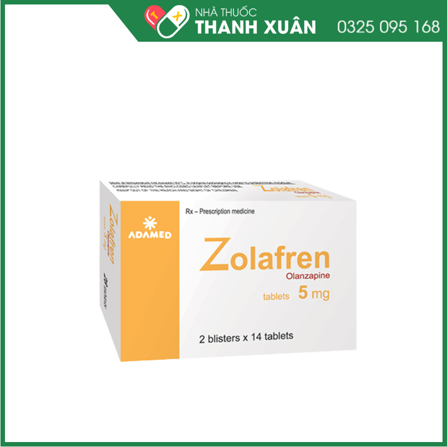 Zolafren 5mg điều trị tâm thần phân liệt